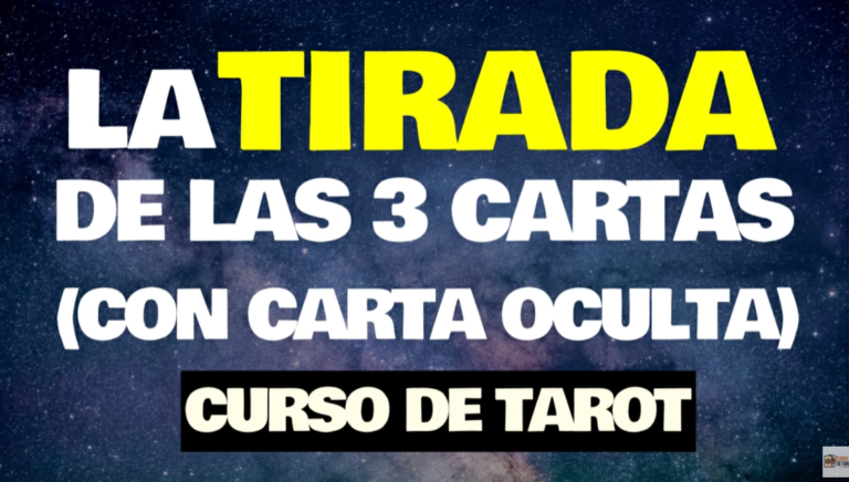 La tirada de las 3 cartas (con carta oculta) - Tarot y numerología