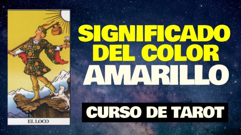 ¿Qué significa el color amarillo en el tarot?