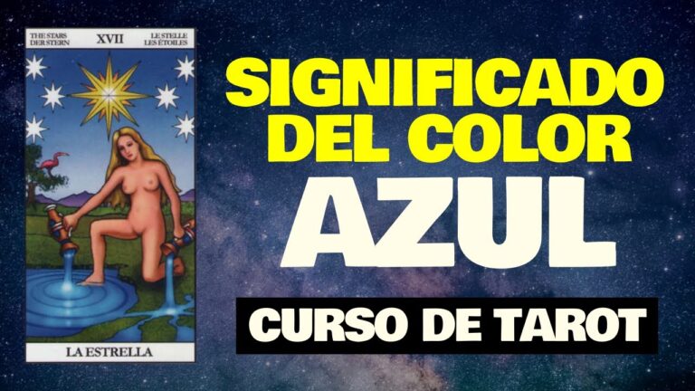 ¿Qué significa el color azul en el tarot?