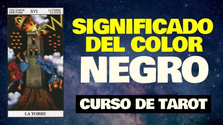 ¿Qué significa el color Negro en el tarot?