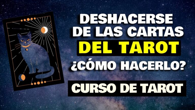 ¿Cómo deshacerse de las cartas del tarot?